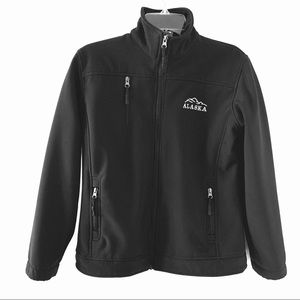 GOGO Sports Alaska Zip Up Black Jacket Size M